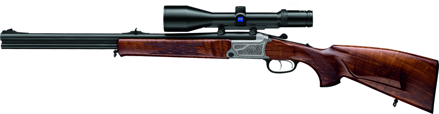 Комбинированное ружье Blaser в калибре 12/76+ 9,3х74R